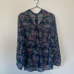 Sheer long sleeve